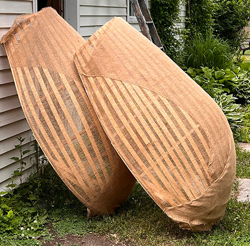 Structure pour four en argile